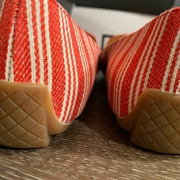 🎉HP🎉TALBOTS WOMAN POPPY RED FRANCESCA DRIVING MOCCASIN FLAT SHOES  7.5 - Picture 9 of 11